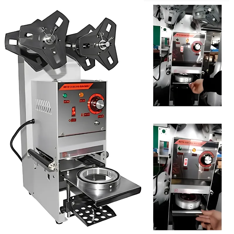 Semi Automatic Cup Foil Sealing Machine, 70, 75, 90 & 95 mm Cup Diameter